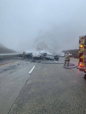 На шоссе в Калифорнии произошли крупные аварии с участием около 50 машин