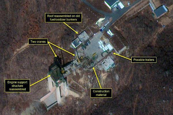 КНДР заподозрили в восстановлении ракетного полигона Сохэ