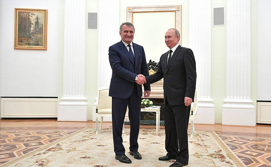 Переговоры с Президентом Южной Осетии Анатолием Бибиловым
