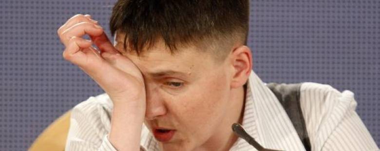 Надежда Савченко разрыдалась в Донецке