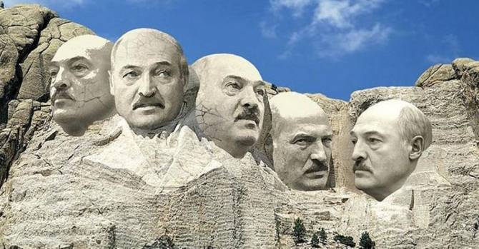 Lukashenka's five faces: Vladimir Tsesler's new satire poster