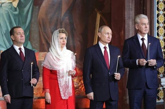 Путин отметил объединяющую роль Пасхи