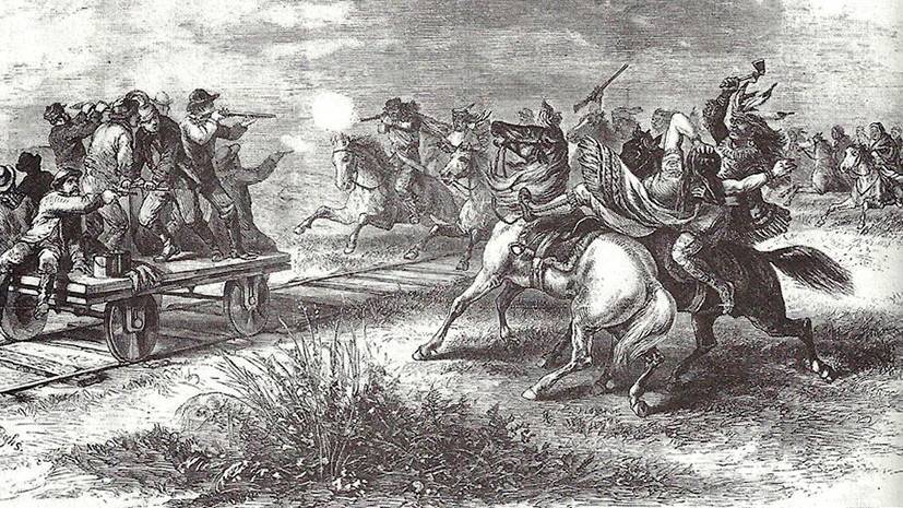 Катализатор геноцида: как строительство Первой трансконтинентальной железной дороги в США привело к истреблению индейцев