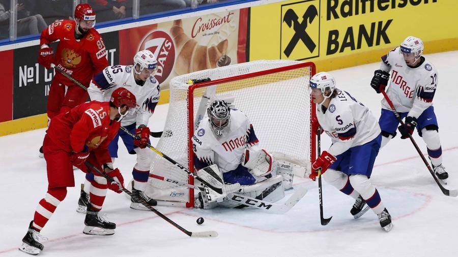 Сборная России победила Норвегию в стартовом матче ЧМ по хоккею