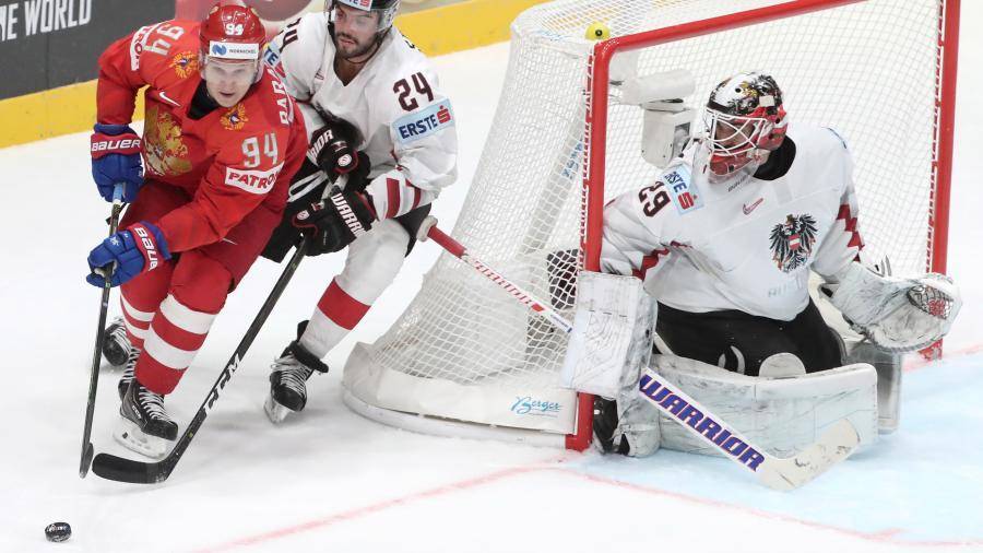 Россия обыграла австрийцев на Чемпионате мира по хоккею