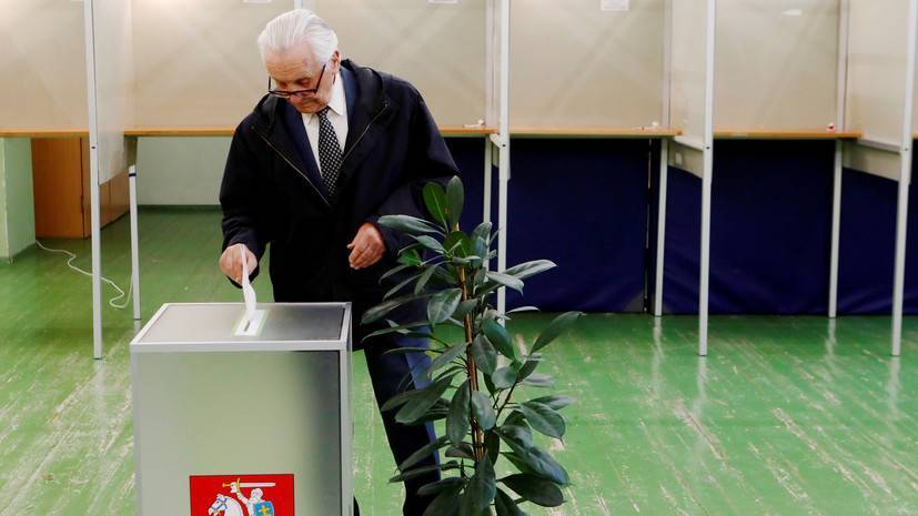 Явка на президентские выборы в Литве к 19:00 составила 53,6%