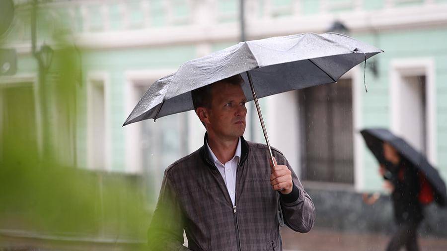 Москвичам пообещали дождь и грозу в понедельник