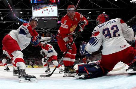 Россия победила Чехию на чемпионате мира по хоккею