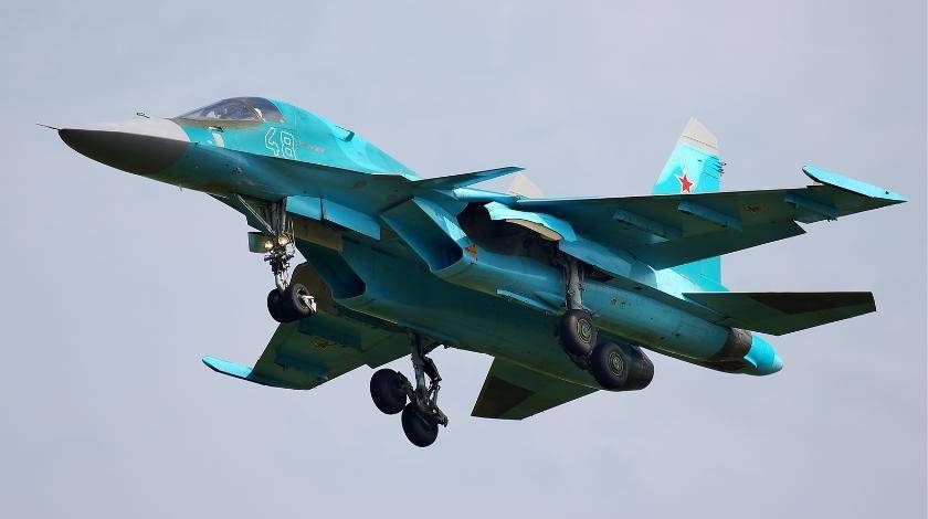 Су-34 сбросил самую мощную управляемую бомбу