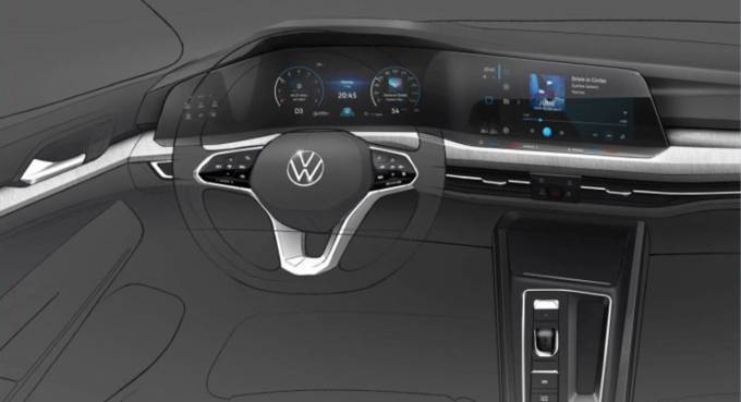 Почти как в Mercedes: VW представил цифровой кокпит для Golf