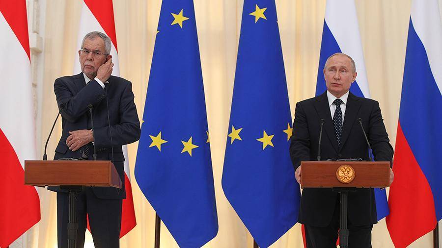 Путин и Ван дер Беллен раскритиковали санкции против России