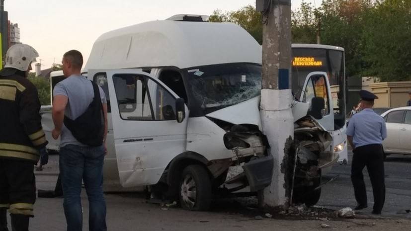 В Волгограде задержали водителя грузовика после ДТП с маршруткой