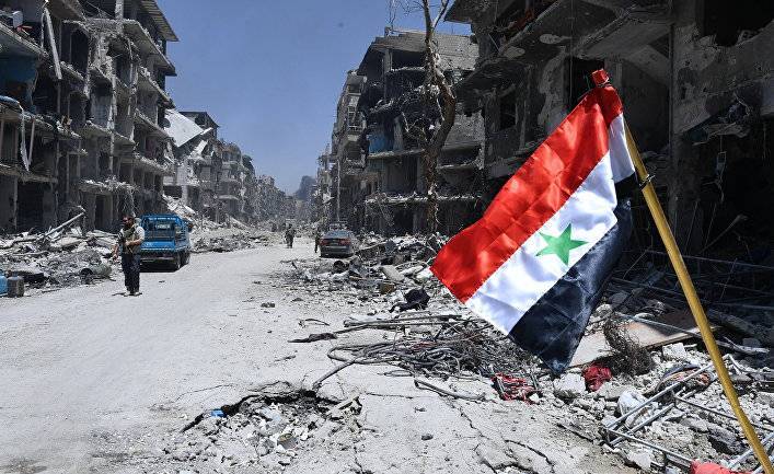 Sana: ПВО Cирии перехватили светящиеся объекты, прилетевшие со стороны оккупированных территорий