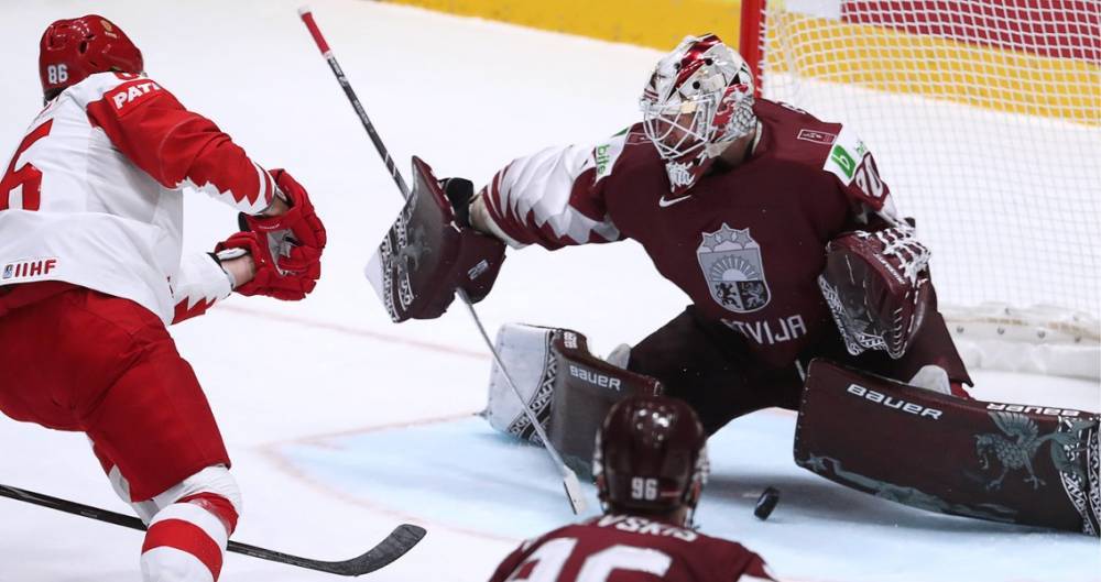 Сборная России по хоккею обыграла команду Латвии на чемпионате мира