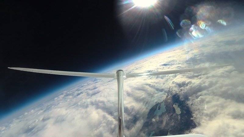 Рекордный полет планера  на высоту 27 тысяч метров состоится в конце 2019 года