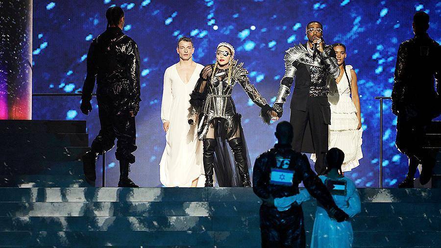 Мадонна и исландцы показали флаги Палестины в финале «Евровидения» в Тель-Авиве