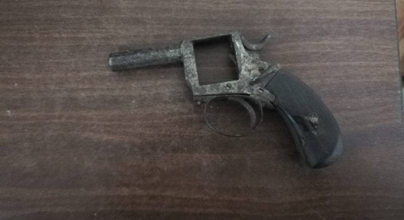 Револьвер 1865 года нашел в лесу житель Петропавловска