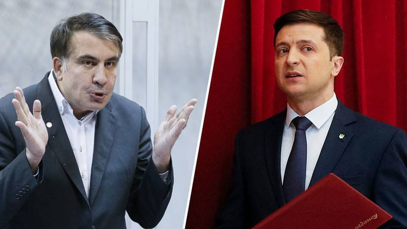 «Попытка вернуться в украинскую политику»: Саакашвили призвал Зеленского не вести прямой диалог с Россией