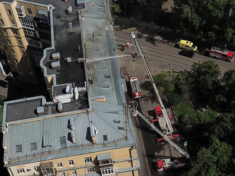На северо-востоке Москвы потушили пожар в жилом доме