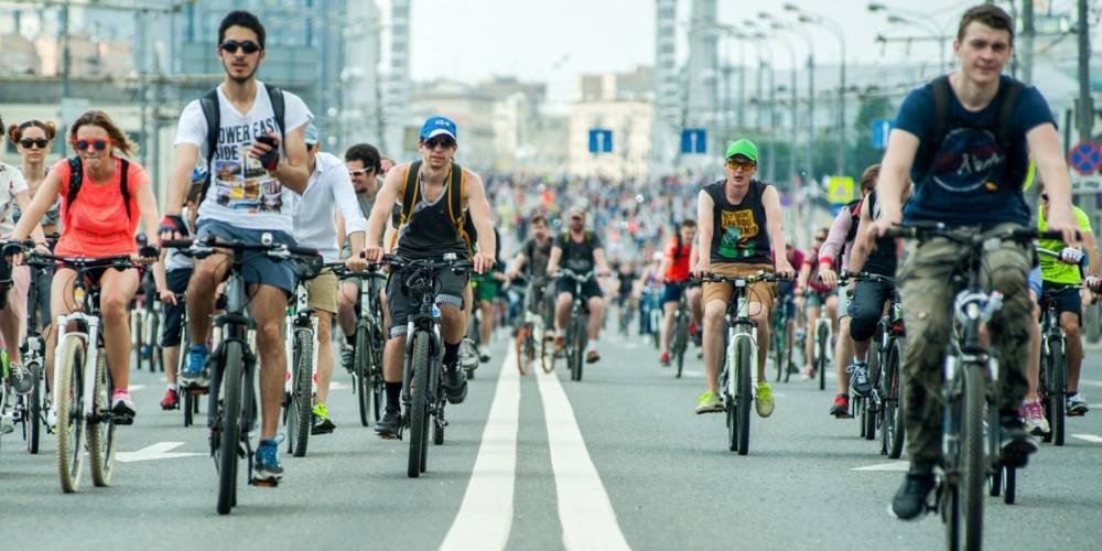 Свыше 40 тысяч велосипедистов приняли участие в московском велофестивале