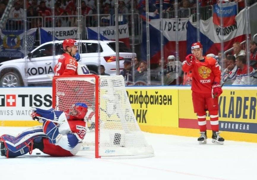 Россия обыграла Швейцарию в матче ЧМ по хоккею