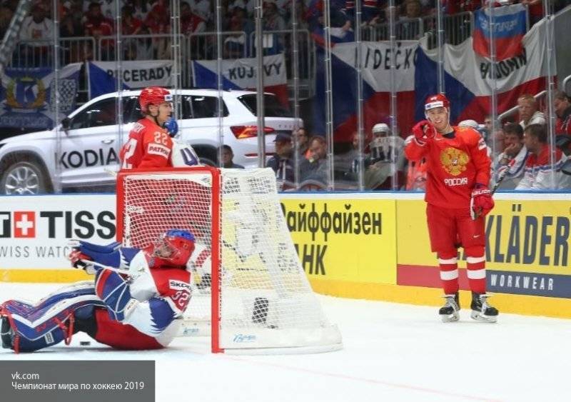 Сборная России одолела сборную Швейцарии в матче Чемпионата мира по хоккею