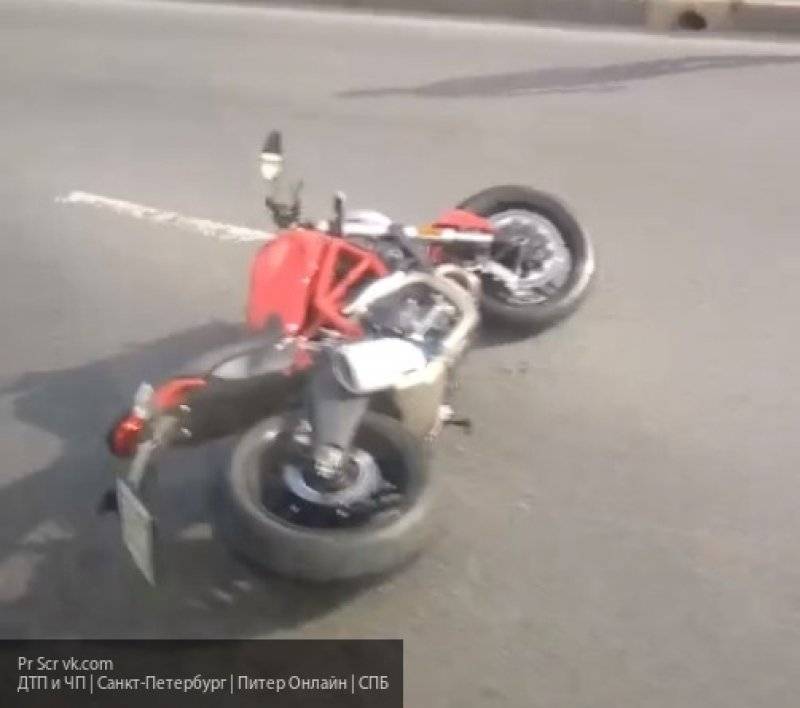 ДТП с участием мотоцикла произошло в Невском районе Петербурга
