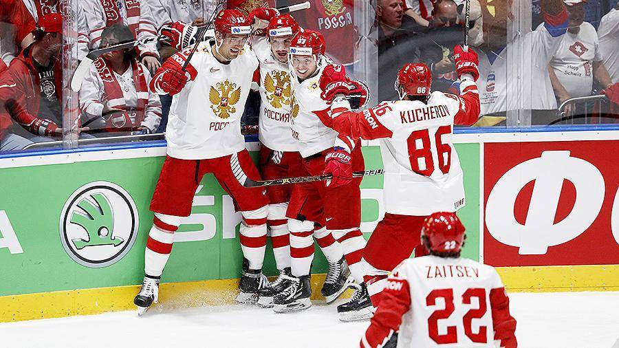 Сборная России по хоккею обыграла Швейцарию и одержала шестую победу на ЧМ