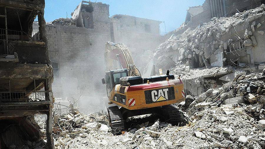 В Сирии идет восстановление инфраструктуры: отстроены 3 дома, школа и электроподстанция