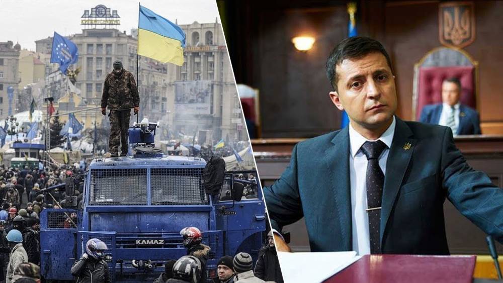 Изменение националистического курса Украины грозит Зеленскому новым майданом