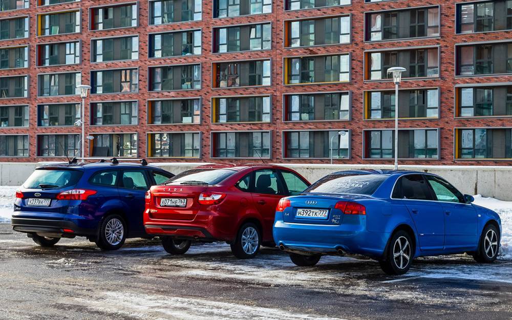 Лада Грант - Новая Гранта и старые Audi A4 и Ford Focus — тест-драйв в цифрах - zr.ru