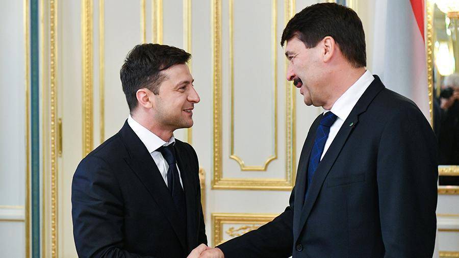 Зеленский призвал Венгрию поддержать Украину при интеграции в ЕС и НАТО