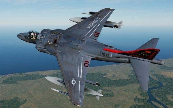 Пилот разбившегося в США штурмовика Harrier выжил