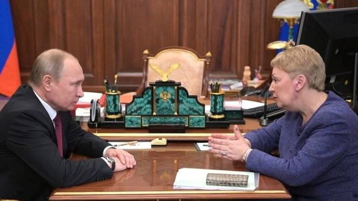 Путин встретится с главой Минпросвещения Васильевой
