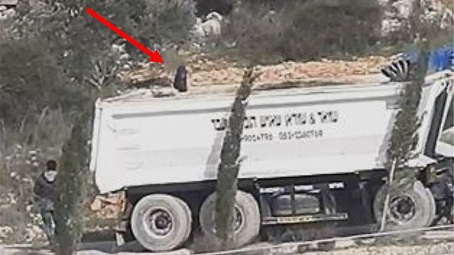 Видео: грузовик доставил "взрывчатку" из ПА в центр Израиля