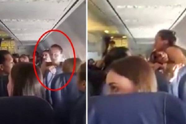 Пьяная пассажирка рейса Барселона-Киев стала оскорблять других на почве расизма