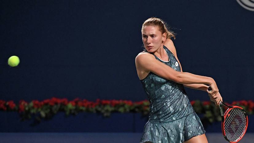 Александрова вышла во второй круг турнира WTA в Нюрнберге