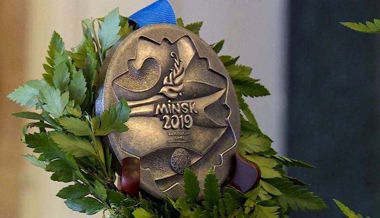 В Беларуси показали медали Вторых Европейских игр