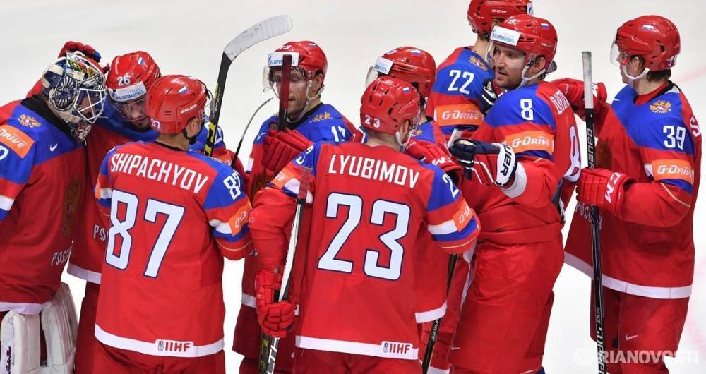 Cборная России по хоккею выиграла заключительный матч группового этапа чемпионата мира