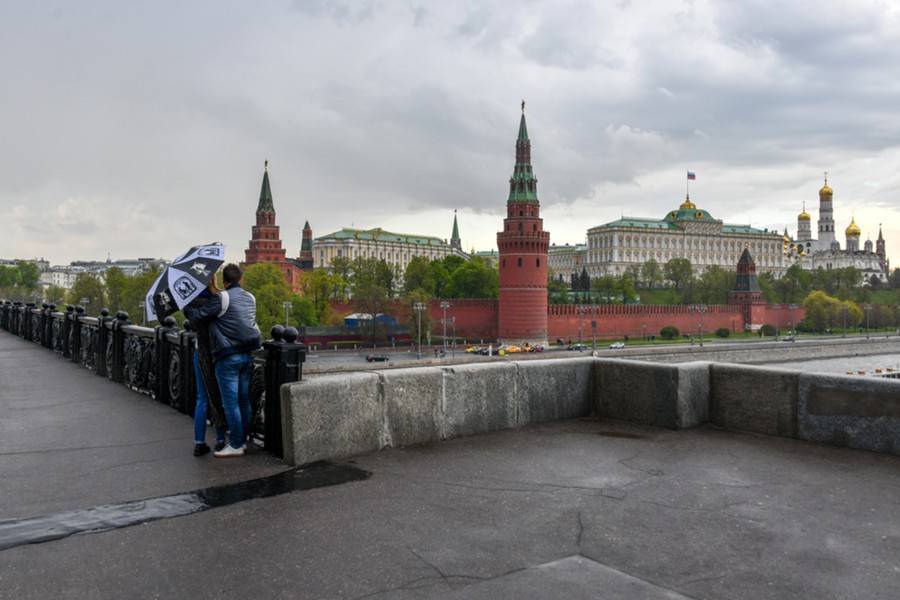 Небольшой дождь ожидается в Москве в среду