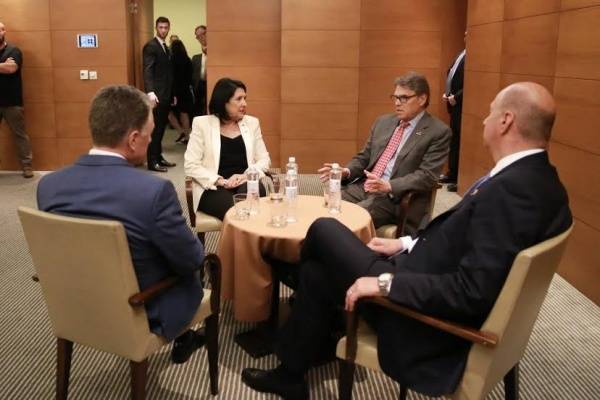 Саломе Зурабишвили встретилась в Киеве с секретарем США по энергетике