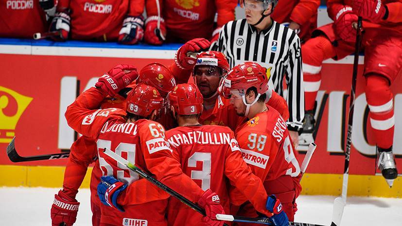 Сочетания звеньев сборной России по хоккею остались без изменений перед матчем с США