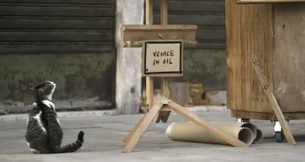 Бэнкси неофициально поучаствовал в Венецианской биеннале