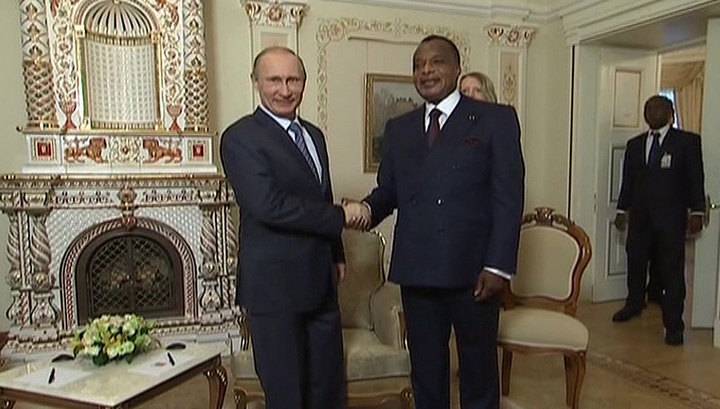 Владимир Путин сегодня встретится с президентом Республики Конго