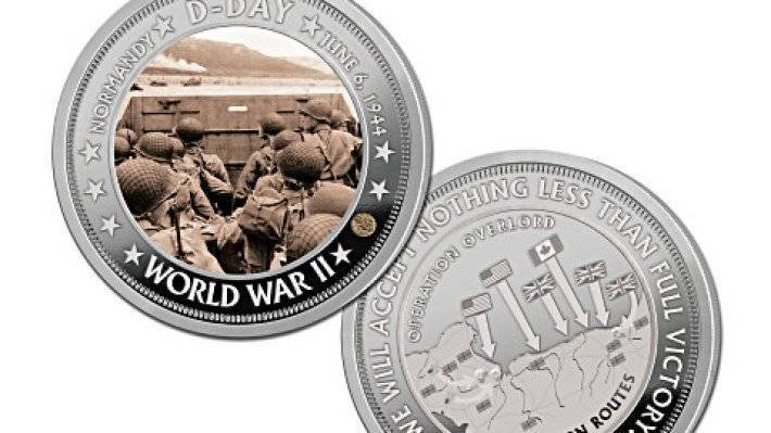 Монету с союзниками во Второй мировой войне без СССР выпустили в США