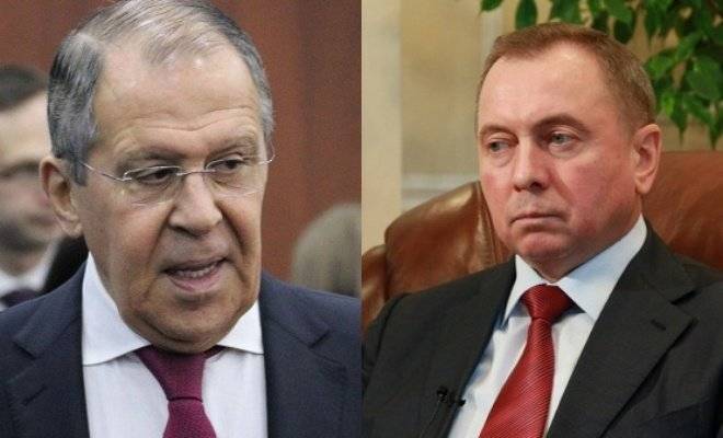 Глава МИД Белоруссии проведет переговоры с Лавровым в России