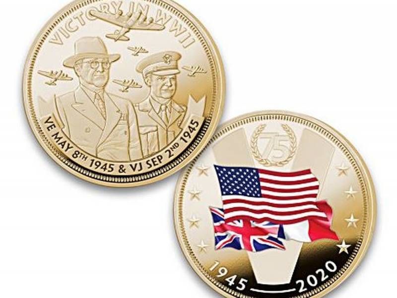 Без СССР: В США выпустили юбилейную монету в честь победы во 2-й Мировой