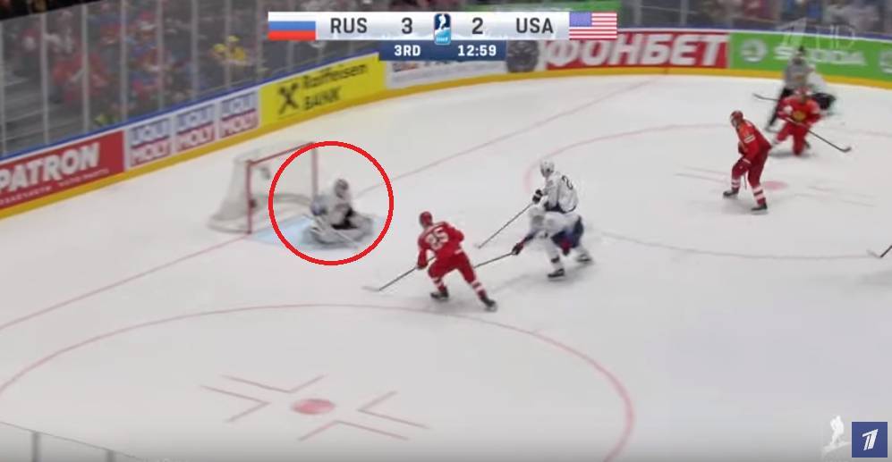 Россия — США: видео лучших моментов матча ЧМ по хоккею