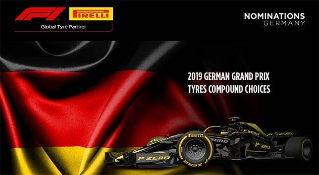 В Pirelli назвали составы шин для Гран При Германии