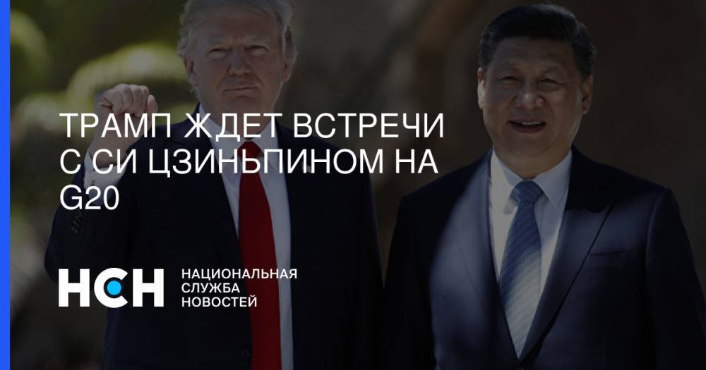 Трамп ждет встречи с Си Цзиньпином на G20
